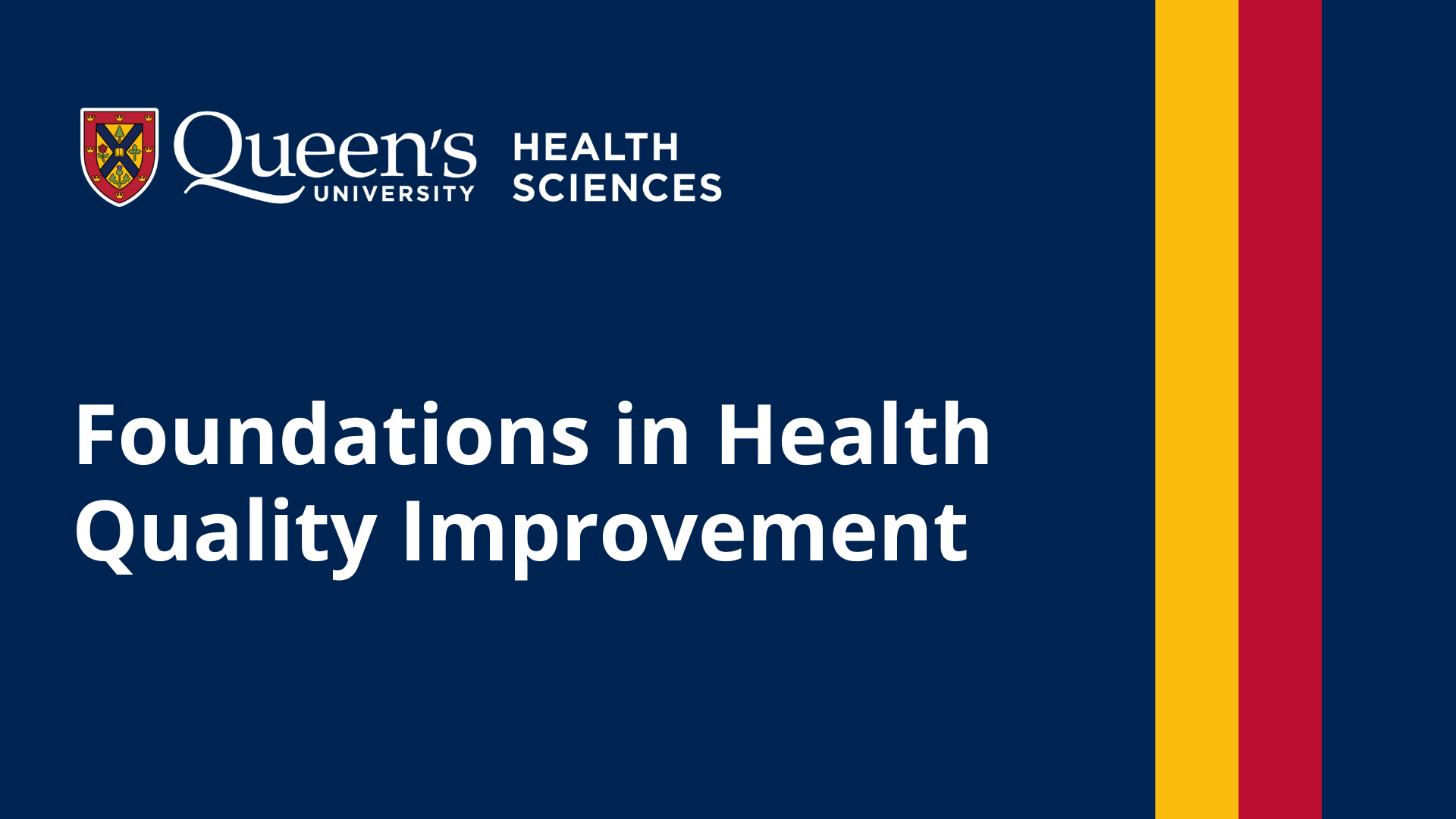 View a sneak peek of Foundations in Health Quality Improvement